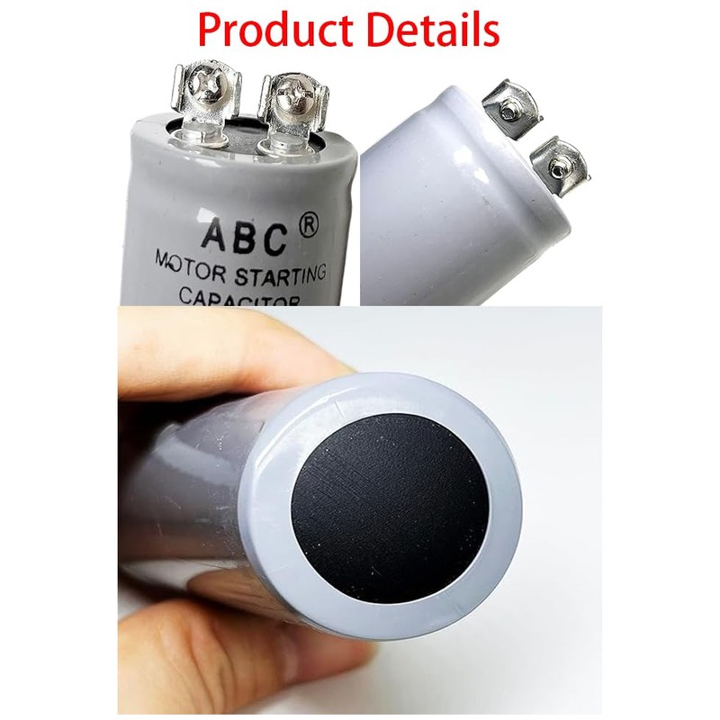 1Piece CD60 Motor Start Capacitor ABC 400MFD 125VAC Capacitor ABC
