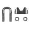 SKY Wire Rope Clip Nut Stainless Steel Wire Cable Clamp