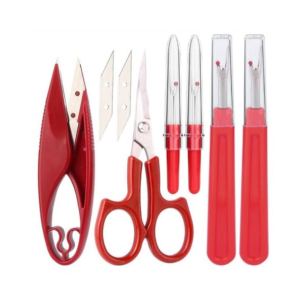 Sewing Seam Ripper Tool,Stitch Remover and Thread Cutter with 2Big+2Small