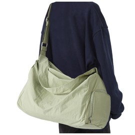 Large Gym Bag for Women Lightweight Carry on Gym Tote Bag, Workout Sport Duffle Bag with Shoe Compartment,Crossbody Shoulder Travel Bag for Swim, Yoge, Dance