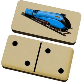 Azeeda 'Mallard Steam Train' Domino Set & Box (DM00022166)