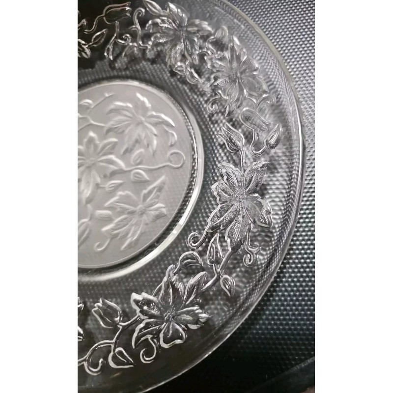 Princess House Princess House Fantasia 4 Crystal Luncheon Plates #