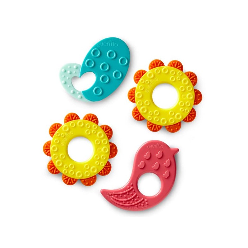 Evenflo Feeding Soft Silicone Soothers, 4pk