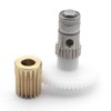 Dual Gear Extruder Assembly Kit 3D Printer Double Gear Hardware