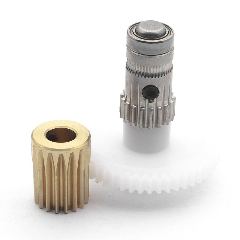Dual Gear Extruder Assembly Kit 3D Printer Double Gear Hardware