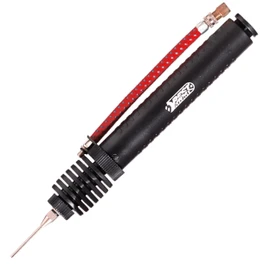 Best Sporting Ballpumpe Soccer Doppelhubpumpe I Fußball Luftpumpe inkl. Nadelventil und Adapter für Fahrradventil I Fußballpumpe aus schlagfestem Kunststoff I Handluftpumpe in schwarz - rot