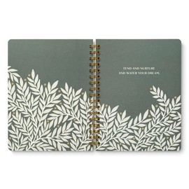 Compendium Spiral Notebook – Good Things Are Always Beginning – A Designer Spiral Notebook with 192 Lined Pages, College Ruled, 7.0”W x 9.25”H
