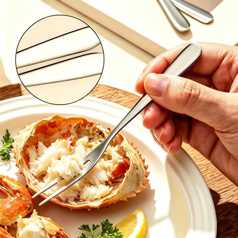 304 Stainless Steel Mini Forks 12-Pack | 5.1-Inch Appetizer &
