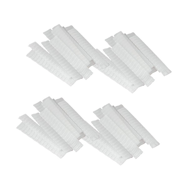 Beavorty 100pcs Pe Plastic Mesh Makeup Brush Protective Covers Sleeves