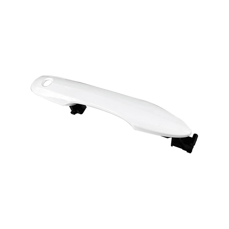 HUYILUN0104 1 Lot 4 Doors White Exterior Door Handle Compatible