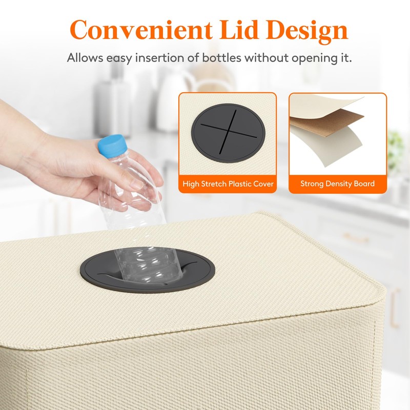 Lifewit 100L Recycling Bin for Kitchen, Large 26 Gallon Recycle