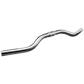 Wald 815 Low-Rise Touring Bike Handlebar (20.25-Inches Wide, Chrome, 2-Inch Rise)