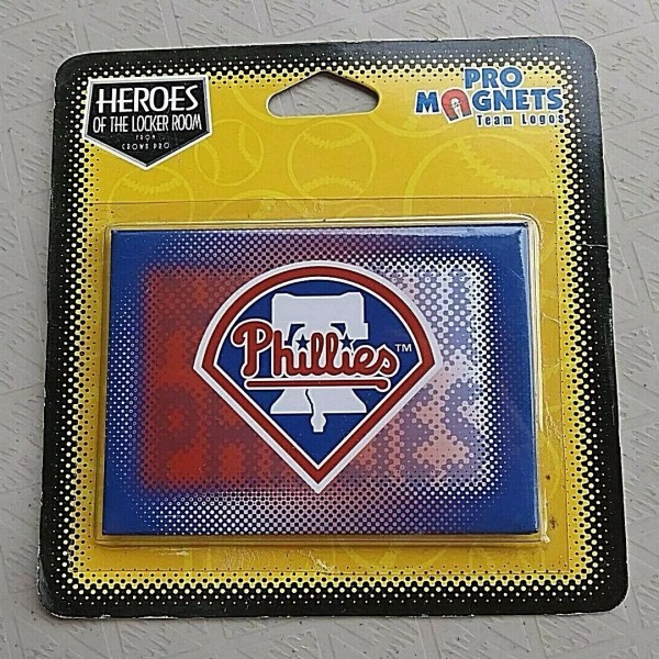 Crown Pro PHILADELPHIA PHILLIES TEAM LOGO PRO MAGNET - NEW