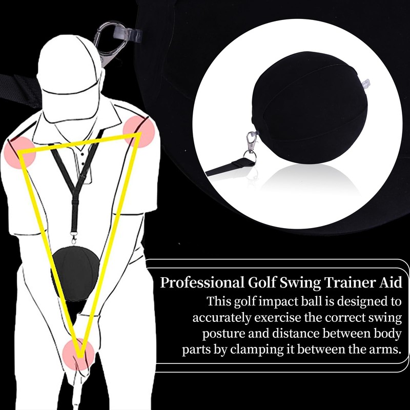 Kinwodon Smart Golf Ball, Golf Swing Trainer Aid Smart Ball