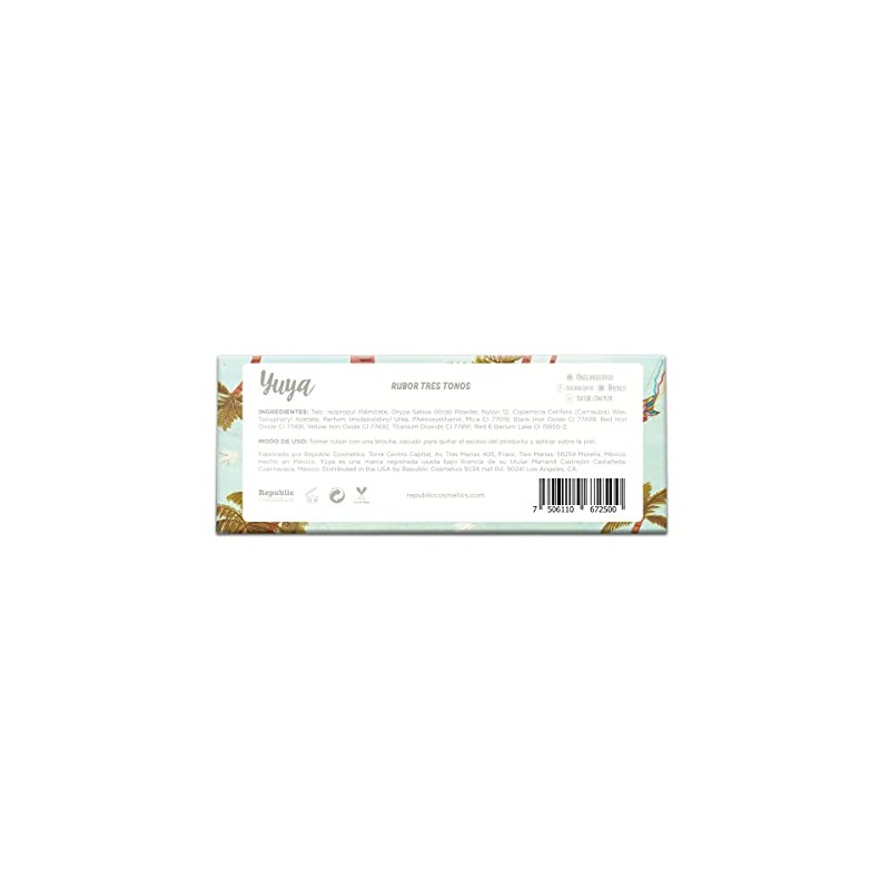 Yuya - Republic Cosmetics Paleta de Rubores Tres Tonos Besos