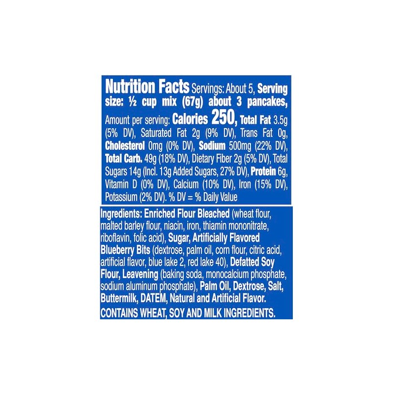 Betty Crocker Bisquick Shake 'n Pour Pancake Mix, Blueberry Flavored,