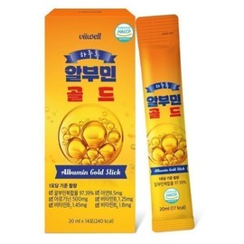 Drinkable Albumin Gold Liquid Stick High Content Egg White Vitamin B Group Arginine 14 Packets / 마시는 알부민 골드 액상 스틱 고함량 난백 비타민B군 아르기닌 14포