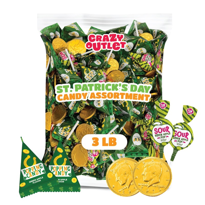 St Patrick's Day Candy Assortment - 3 Pound Bulk Pack