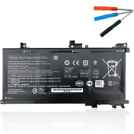 Emaks TE03XL Battery TE03061XL for HP Omen 15-ax000:15-ax033dx 15-ax210nr 15-ax001ns;HP Pavilion 15-bc000:15-bc008tx and More 849910-850 849570-541 542 543 HSTNN-UB7A TPN-Q173-11.55V 61.6Wh 3-Cell