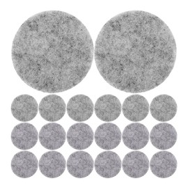 OATIPHO 100 Piezas Almohadilla para Aromaterapia De Fibra De Algodn 30mm para Difusor De Aceite Esencial Y Colgantes De Aroma Color Gris AromatizaciN 