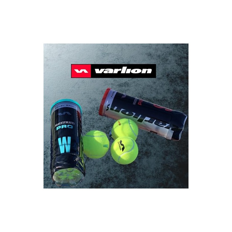 Varlion Summum Pro W Padel Balls, 6 Cans, 18 Balls