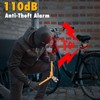 NineLeaf Smart Bike Seat Tail Light Kit, Anti-Theft Bike Alarm