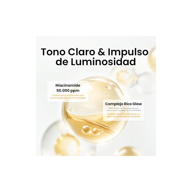 caraseoul Rice Niacinamide 5 Radiance Mascarilla de Hidrogel con Colágeno