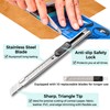 PinStone 15pcs Wallpaper Tools Kit, Flat & Corner Seam Roller,