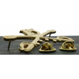 Army 15th Fifteenth Cavalry Crossed Sabres 2 1/4 inch Hat Pin H16194 F6D11D