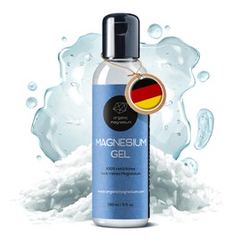 Organic Magnesium Gel - Cloruro de magnesio tópico 100 puro para calambres en las piernas del antiguo fondo marino de Zechstein  Perfecto para...     