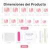 False Nail Grande 24pcs U?as Postizas Pies