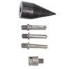 5Pcs Firewood Log Splitter Drill Bit Steel Wood Splitting Logs