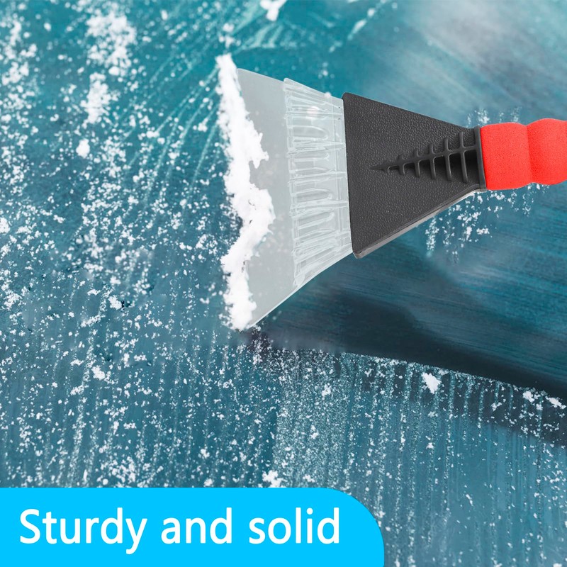 GLORHA 2PCS Heavy Duty Ice Scraper for Fridge Freezers Car