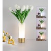 AIHYING Flower Night Light,Touch Vase Lamp,Rechargeable Cordless Table Lamp,Dimming Small