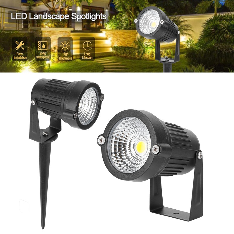 4PCS Waterproof Outdoor Spotlights LED Landscape Light DC12V for Driveway