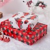 Vnaaem Reversible Christmas Wrapping Paper - Mini Roll - 17