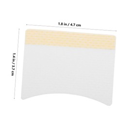 TOVINANNA 40pcs Reusable Cotton Eyelash Extension Pads Lint under Eye Lash Patches for Makeup Removal Eyelash Perming Tinting and Cleaning Gentle Skin