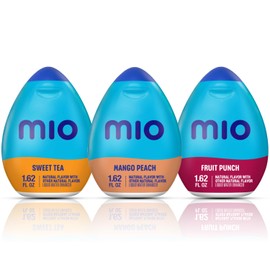 Mio Water Enhancer | Sugar Free Liquid Flavoring, 1.62 fl. oz (Pack of 3) | Choose Variety Pack from Exotic Flavors, Caffeine, Electrolytes, or Vitamins | Ships in Aromatik™ Damage-Proof Box (3 Pack, Tropical Breeze)