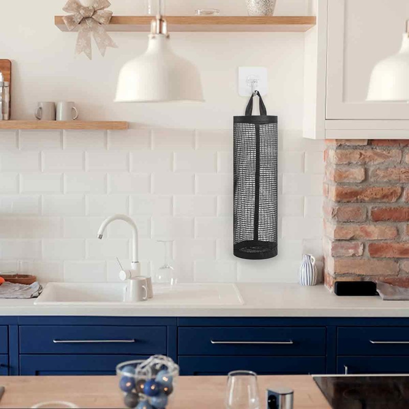 Pixaro 2PCS Carrier Bag Storage, Plastic Bag Storage Hanging, Mesh