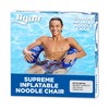 Aqua Deluxe Inflatable Pool Noodle Chair – Soft Mesh Sling-Floating