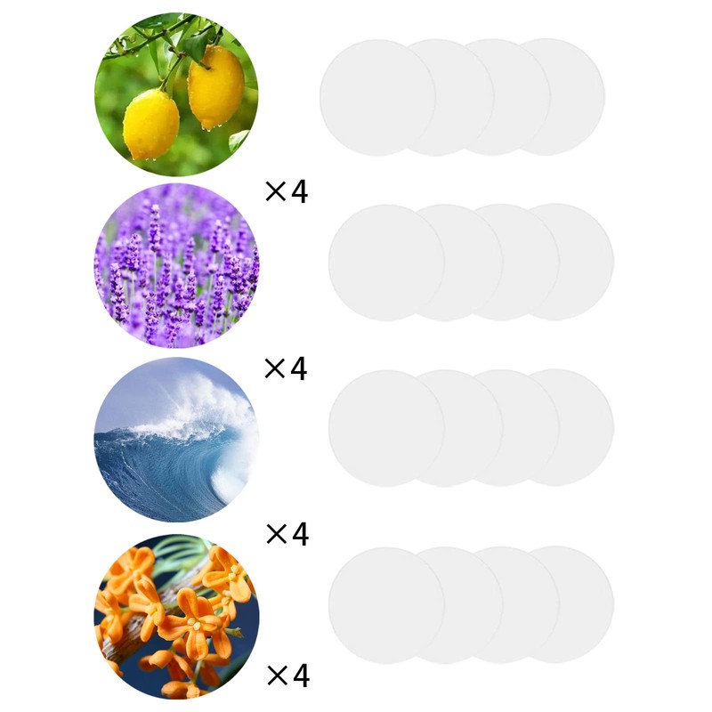 16 Pack Steam Mop Scent Discs Compatible with Bissell Powerfresh