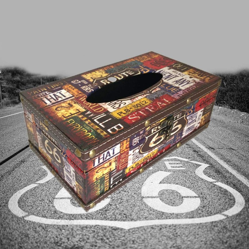[Fumemo] Tissue Paper Box Cover Case Antique Retro Vintage American