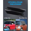 DYNVEX Windshield A-Pillar Trim Molding for Mini Cooper R55 R56