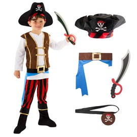 Morph Pirate Costume for Boys - Kids Toddler Size (3-4 Years)