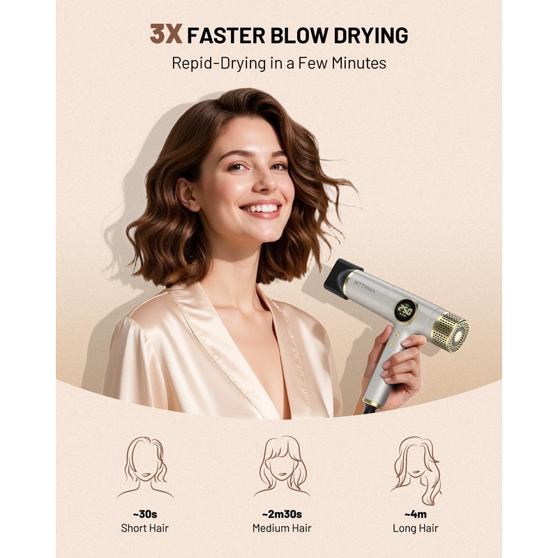 Infrared Ionic Hair Dryer with Diffuser - 2000W Dual Voltage