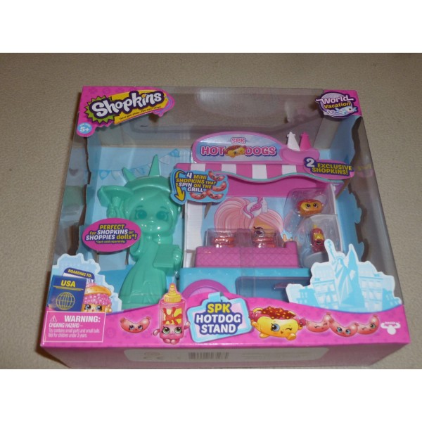 moose toys NEW IN BOX SHOPKINS SPK HOTDOG STAND GRILL