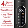 Brentwood 1100W 1.7L Cordless Cool Touch Digital Kettle with Stainless