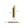 Thunder Group Crumb Sweeper, 5-1/2-Inch, Gold Aluminum