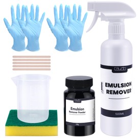 Caydo Screen Printing Emulsion Remover Kit includes Silk Screen Photopolymer Emulsion Stencil Remover (Mix - 2000oz) - Screen Printing Supplies