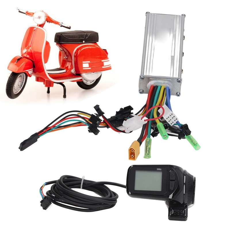 Electric Bicycle Brushless Controller Kit Electric Bike LCD Display Panel